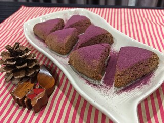 Purple potato health scone