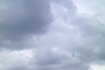 Grey storm clouds before the heavy rain for Background or banner