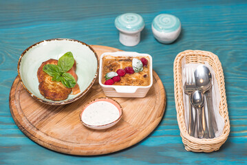 Very tasty and healthy Guryev porridge. Russian kitchen