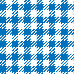 Fototapeta na wymiar Checkered retro background for menu design. Seamless blue background. Color vector illustration