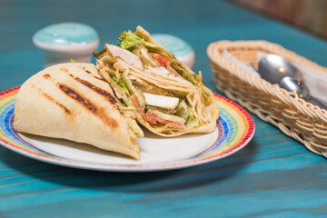 Delicious and satisfying chicken sandwich. Fast food