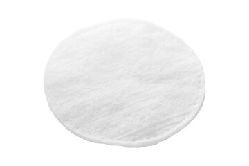 One gentle cotton pad isolated on white background