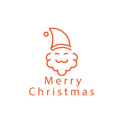 Creative logo Christmas symbol illustration character color vector design