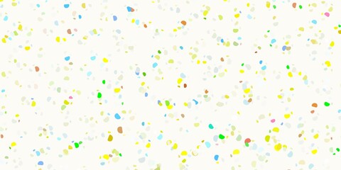 Light multicolor vector template with abstract forms.