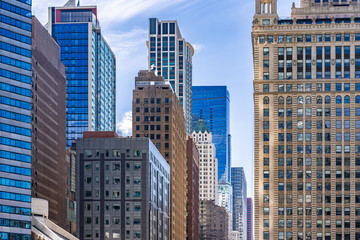 Fototapeta na wymiar Chicago building skyline