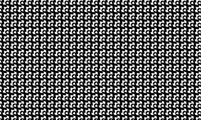 geometric pattern of black interlocking ties mourning sign.