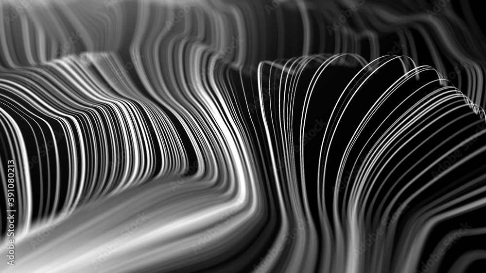 Poster data technology abstract futuristic illustration . low poly shape with connecting dots and lines on 