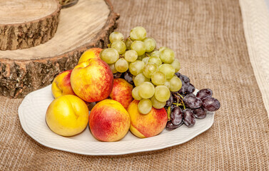 wedding Fruits at banquet table