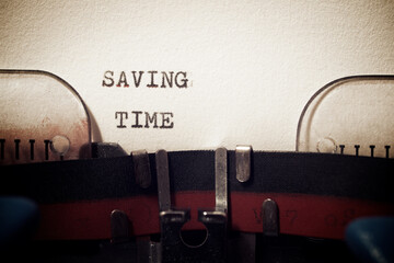 Saving time phrase