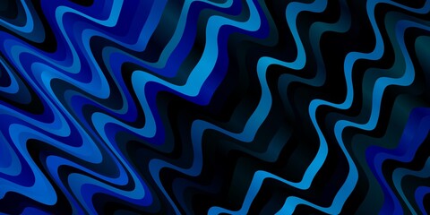 Light BLUE vector pattern with wry lines.