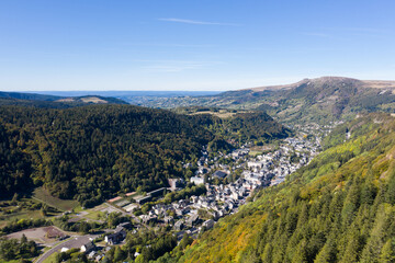 Naklejka premium FRA - A SUMMER IN PUY DE SANCY