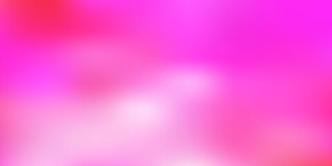 Light pink vector abstract blur drawing.