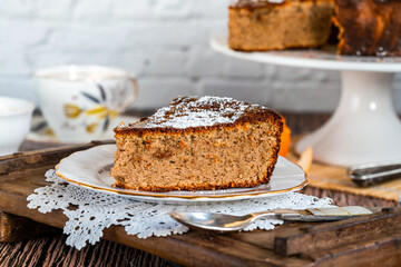 Spiced orange and almond cake