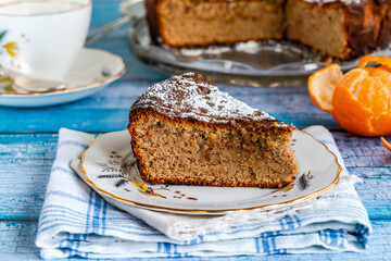 Spiced orange and almond cake