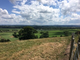 The Shropshire Countryside from Lyth Hill near Shrewsbury