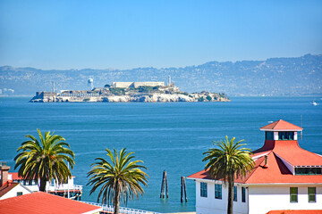 View of Alcatraz from the Presidio