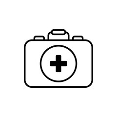 First Aid Outline Icon Style illustration. EPS 10 