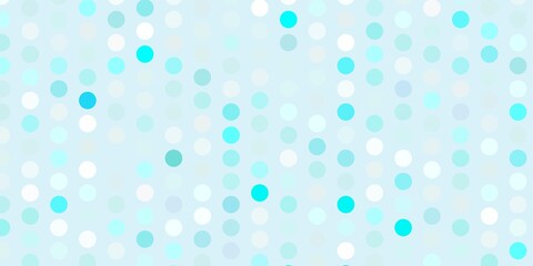 Light blue vector template with circles.
