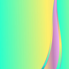 Color striped pattern. Thin and wide wavy lines. a pattern of stripes of wide and thin glowing gradient delineating the edges