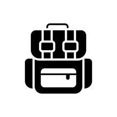 Bag Solid Style Icon. Eps 10 File