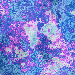 Blue pink mosaic texture, abstract background with strokes