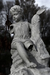 Statue d'ange - obrazy, fototapety, plakaty
