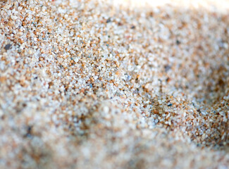 river sand close up, macro. Natural background, sand texture