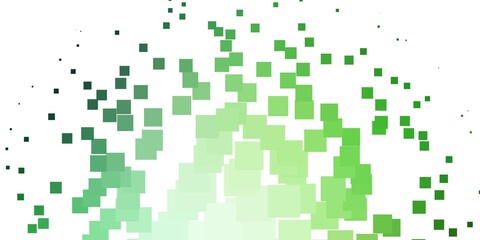 Light Green vector pattern in square style.