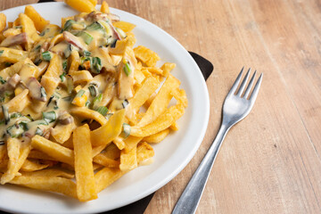 papas con queso