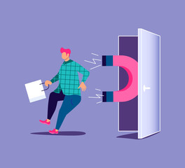 Magnet power attracts potential buyer