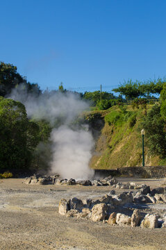 geyser in furnas
