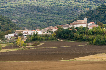 Fototapeta na wymiar Ecala,Alava, valle de Arana, Euzkadi,Spain