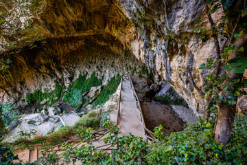 cueva del Agua, - cueva de la Virgen de Tíscar -, parque natural sierras de Cazorla, Segura y Las...