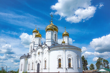 Fototapeta na wymiar Church of the Epiphany in Kozelsk