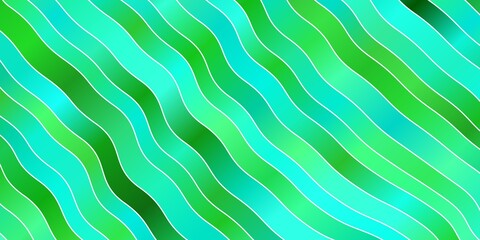 Light Green vector pattern with lines.