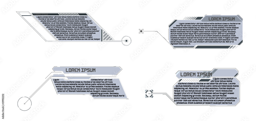 Poster HUD elements mega set pack. Dashboard display virtual reality technology screen. abstract hud ui gui future futuristic screen system virtual design