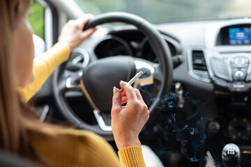 Smoking while driving