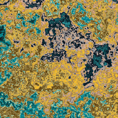 Green blue mosaic texture, abstract grungy texture