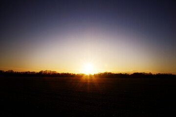 Fototapeta premium Sonnenuntergang