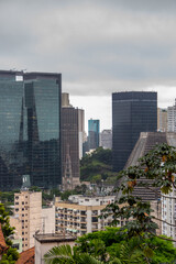 Fototapeta na wymiar buildings in the city center of rio de janeiro.