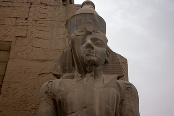 Fototapeta premium Monument of Ramses II in ruins