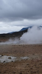 Krafla Sulphur Piles in Iceland