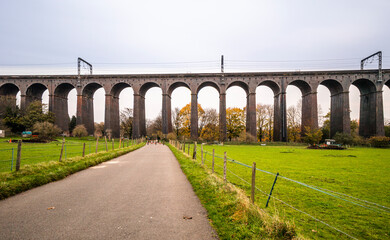 Gigswell viaduct located in Welwyn Garden city, it is a railway viaduct over river Mimram. Also, called Welwyn Viaduct.