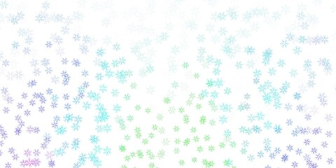 Light multicolor vector abstract pattern with leaves.