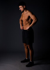 Naklejka premium Handsome fashion model