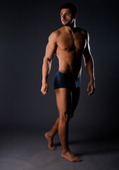 Fototapeta premium Trendy attractive man