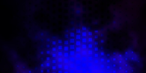 Naklejka premium Dark Pink, Blue vector backdrop with rectangles.