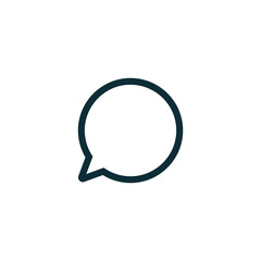 bubble speech icon logo template