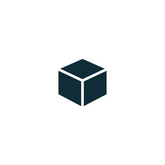 box icon package symbol logo template design element