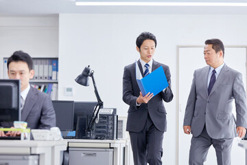 オフィスのビジネスシーン